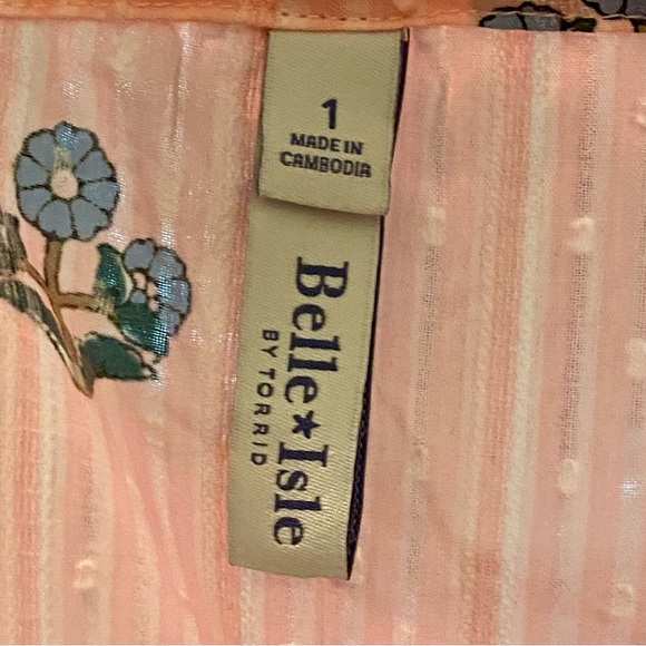 Torrid Belle Isle Puff Sleeve Mini Dress - Size 1X - NWT! - Picture 7 of 9